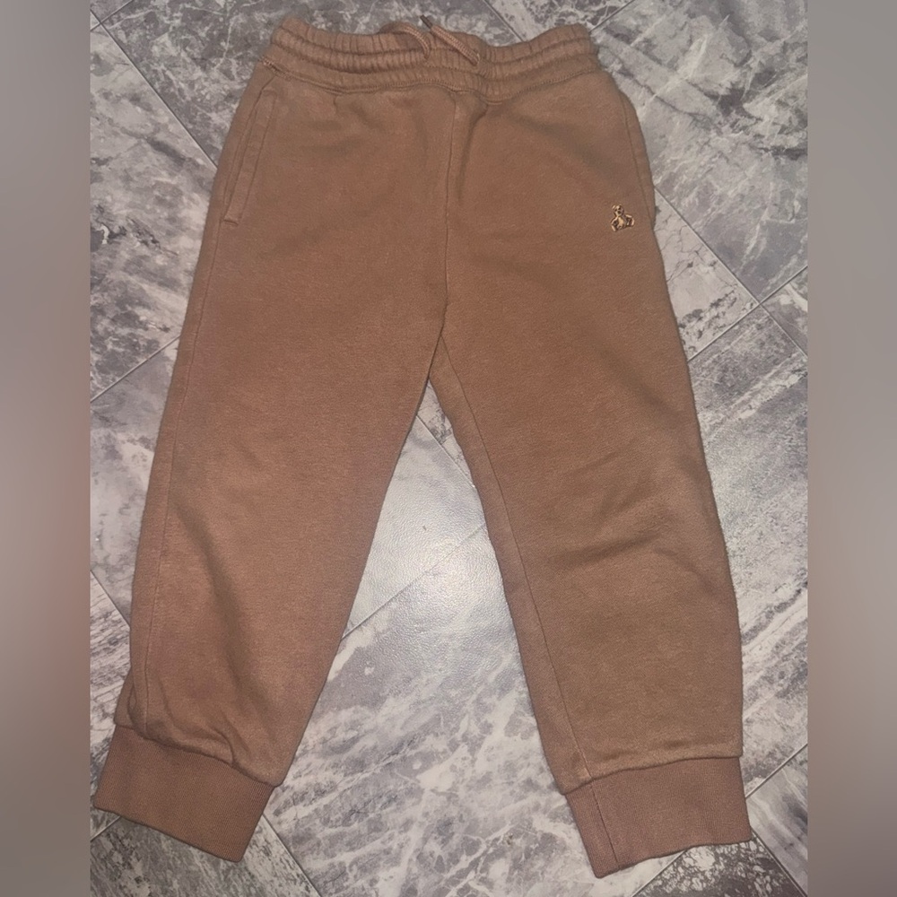 Old Navy Toddler Jogger Sweatpants Brown Size 4T Drawstring